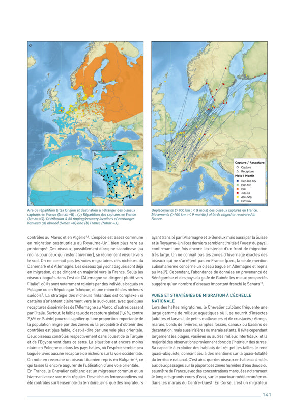 Atlas des oiseaux migrateurs de France