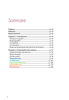 Guide des poissons d'eau douce de Guyane