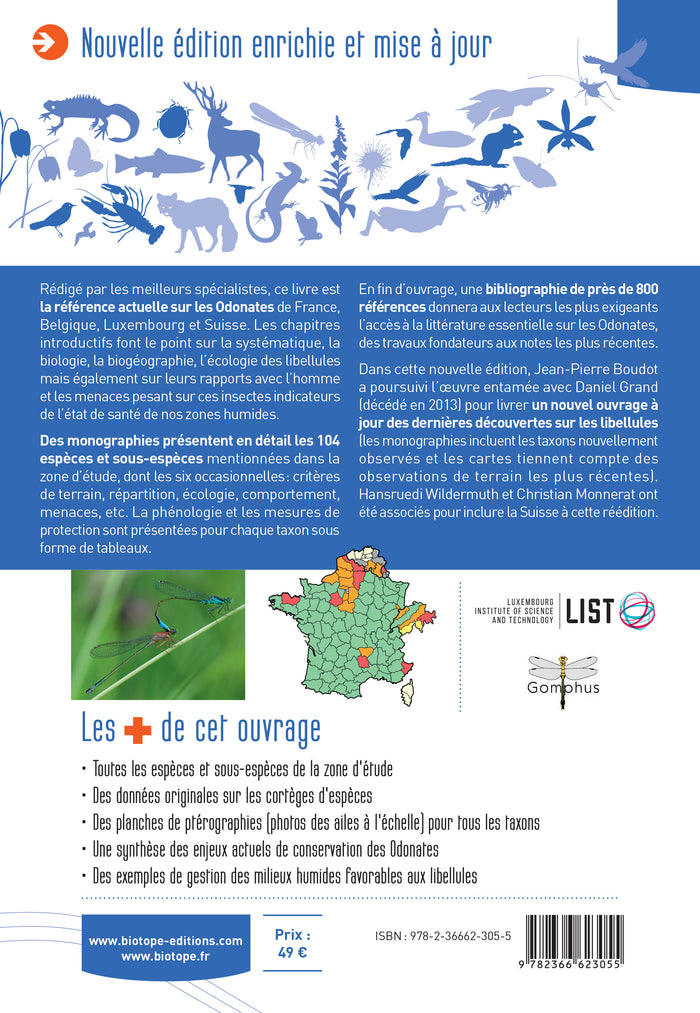 Libellules de France, Belgique, Luxembourg et Suisse (3ème édition)