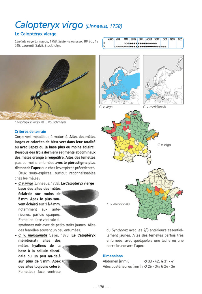 Libellules de France, Belgique, Luxembourg et Suisse (3ème édition)