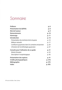 Guide des oiseaux de Guyane
