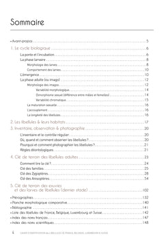 Cahier d'identification des libellules de France, Belgique, Luxembourg et Suisse
