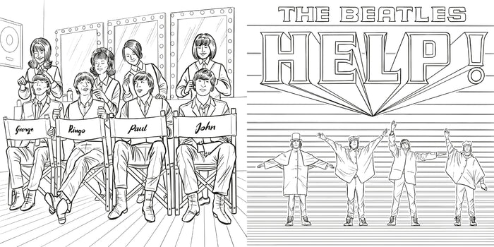 Les Beatles - Livre de coloriage