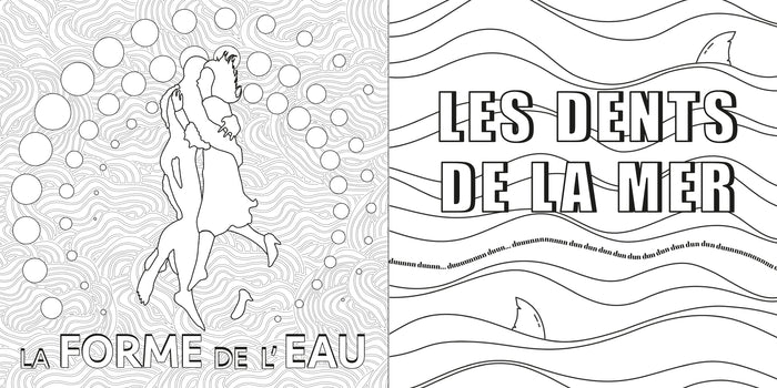 Les classic movies - Livre de coloriage