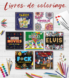 Les classic movies - Livre de coloriage