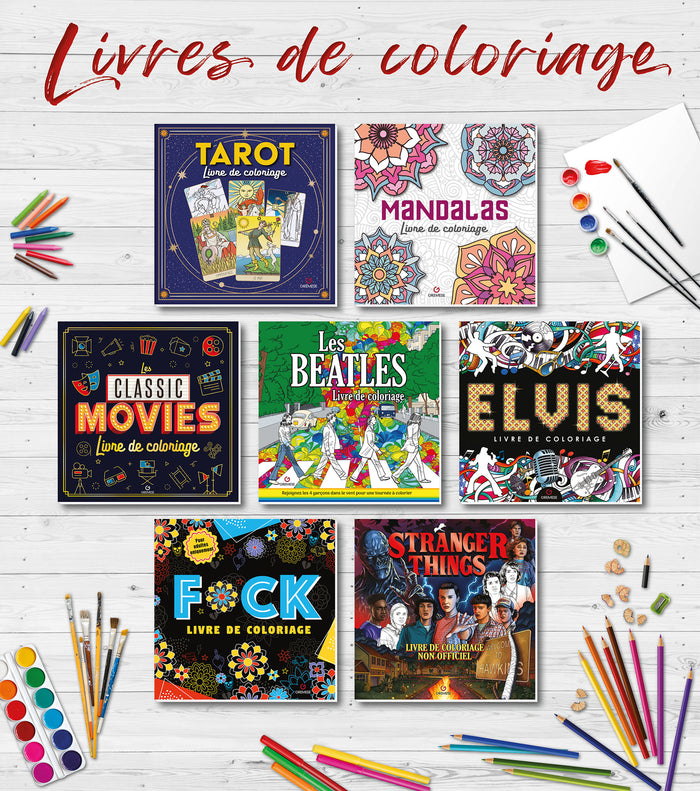 Les classic movies - Livre de coloriage