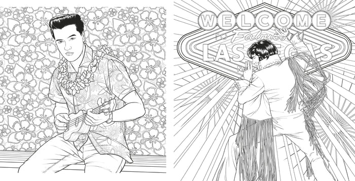 Elvis - Livre de coloriage