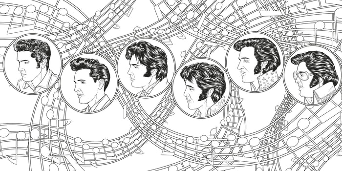 Elvis - Livre de coloriage