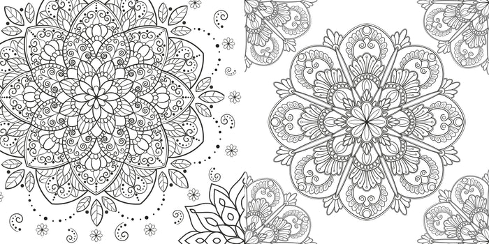Mandalas - Livre de coloriage