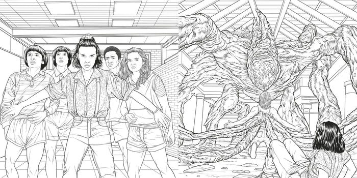Stranger Things - Livre de coloriage