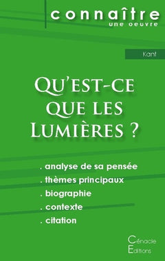 Qu'est-ce que les Lumières ?