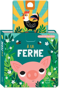 À LA FERME (COLL. MON JOLI LIVRE CACHE-CACHE): AVEC UNE TIRETTE-SURPRISE À CHAQUE PAGE