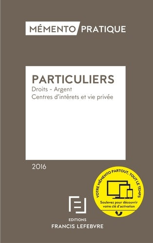 Mémento Particuliers