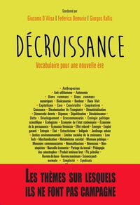 Décroissance, vocabulaire pour une nouvelle ère