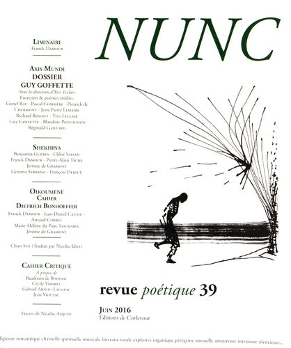 Nunc n°39 Dossier Guy Goffette