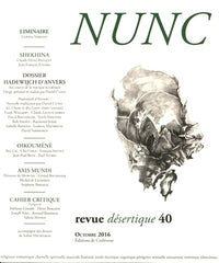 Nunc n°40 Dossier Hadewijch d'Anvers