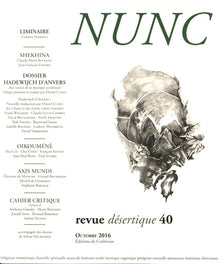 Nunc n°40 Dossier Hadewijch d'Anvers