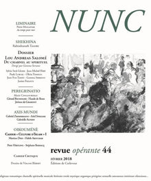 Nunc n°44 Dossier Lou Andreas Salomé