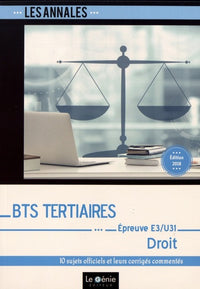 Droit E3-U31 (Partie juridique) BTS Tertiaires