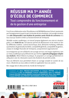 Réussir ma 1re année d'Ecole de commerce