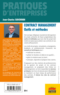 Contract management - Outils et méthodes