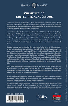 L'urgence de l'intégrité académique