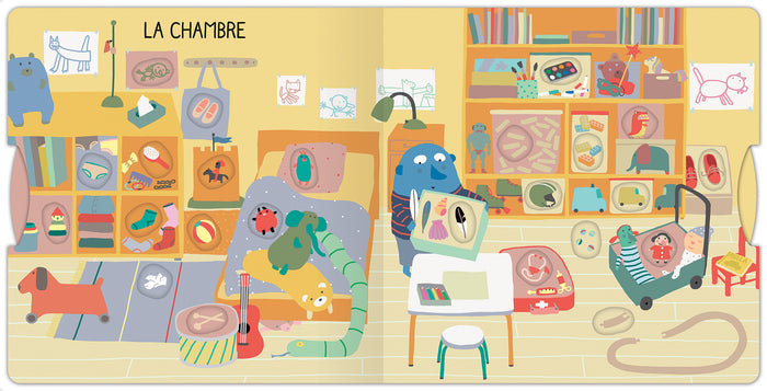 Bien rangés à la maison