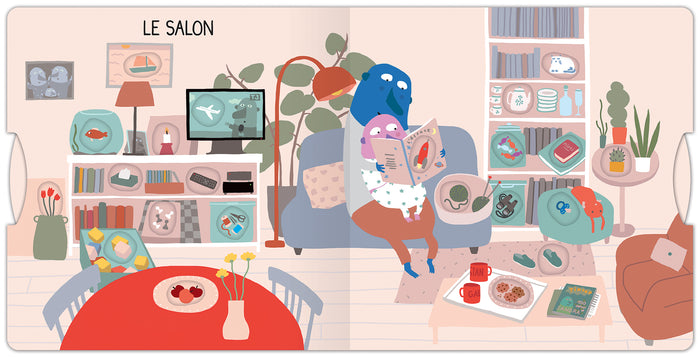 Bien rangés à la maison