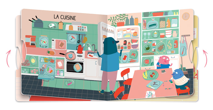 Bien rangés à la maison