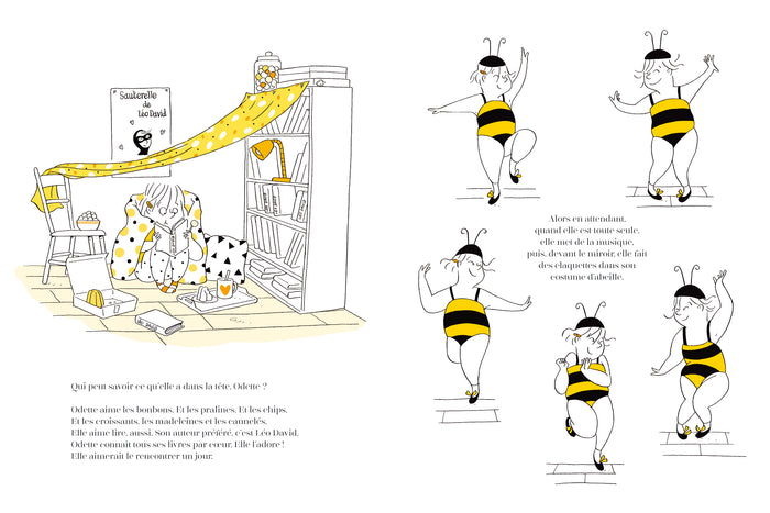 Odette fait des claquettes