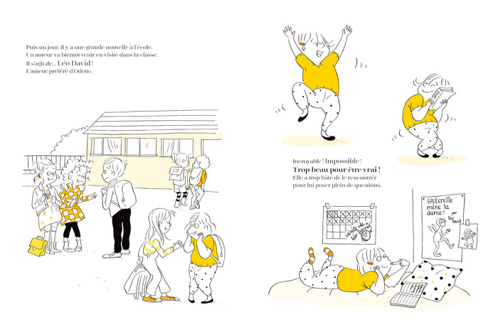 Odette fait des claquettes