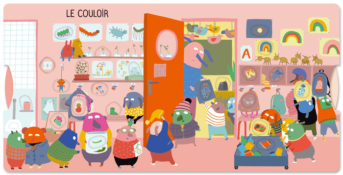 Bien rangés à l'école