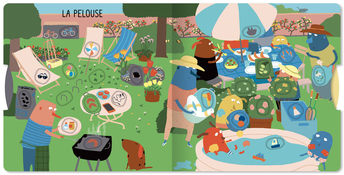 Bien rangés au jardin