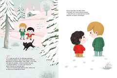 Deux frères dans la neige
