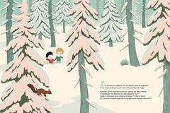 Deux frères dans la neige