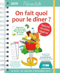 On fait quoi pour le dîner Spécial recettes légères Mémoniak 2019