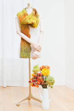 Tricot brioche, esprit nature
