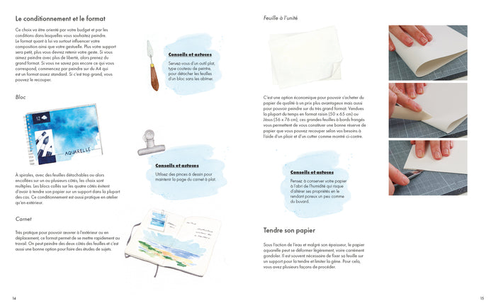 Aquarelle : les bases