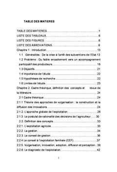 Approche participative de vulgarisation à base de conseil agricole