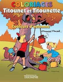 Coloriages Titounet et Titounette - Couleurs d'automne