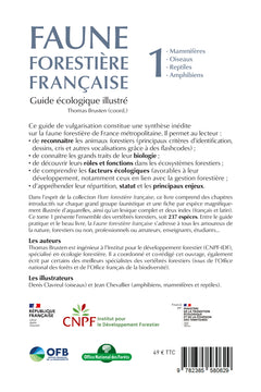 Faune forestière française Tome 1 - Vertébrés