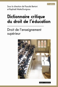 Dictionnaire critique du droit de l'éducation T.2