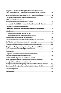 Trajectoires périurbaines