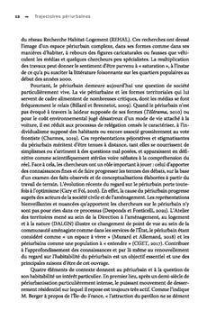 Trajectoires périurbaines
