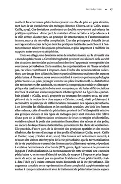 Trajectoires périurbaines