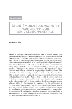 La santé mentale des migrants