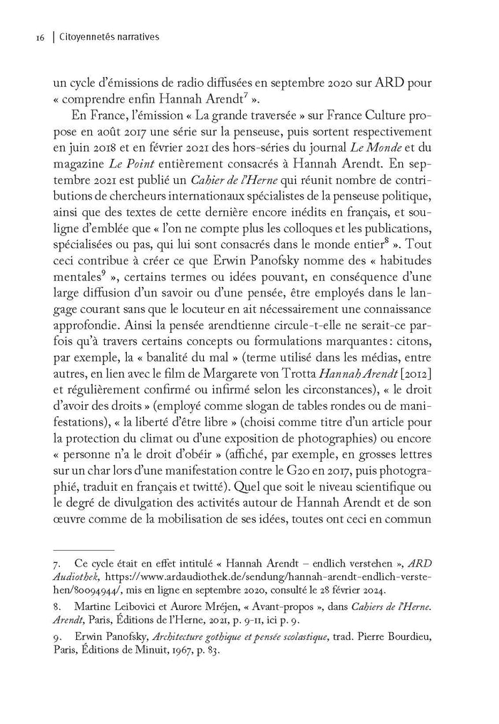 Citoyennetés narratives