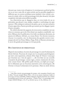 Du personnage à la personne