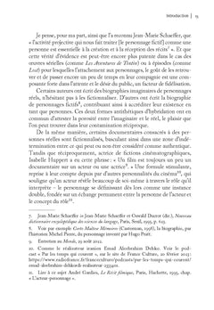 Du personnage à la personne