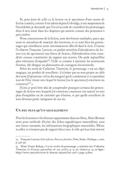 Du personnage à la personne